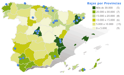 Mapa socios FER