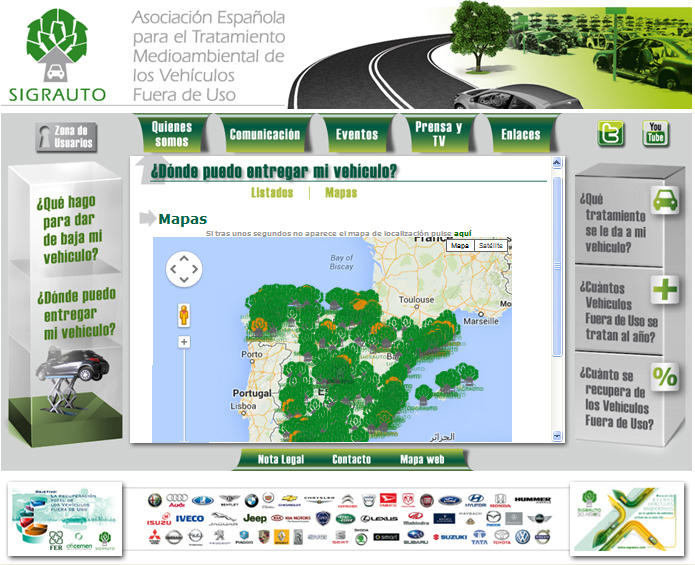 Mapas web